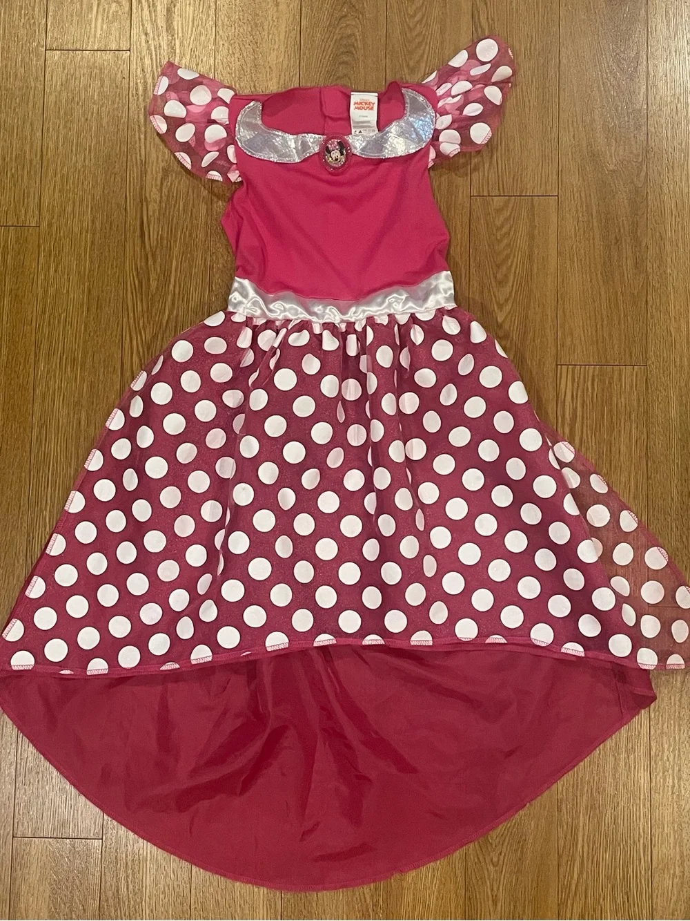 Minnie Mouse Halloween Disney Costume Childs Medium (7-8) Pink & White Classic